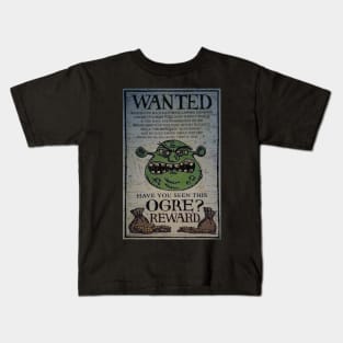 Wanted ogre Kids T-Shirt